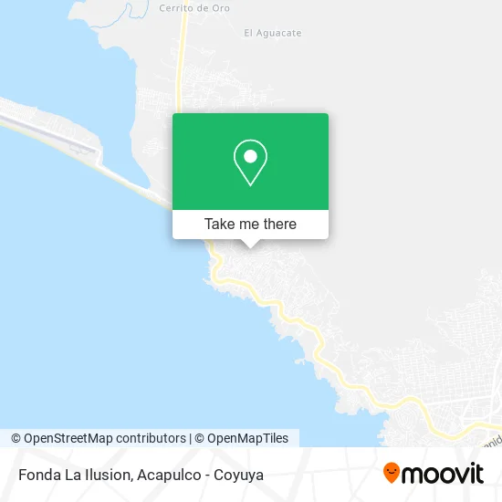 Fonda La Ilusion map