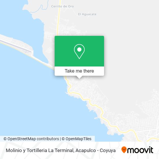 Mapa de Molinio y Tortilleria La Terminal