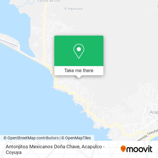 Antonjitos Mexicanos Doña Chave map