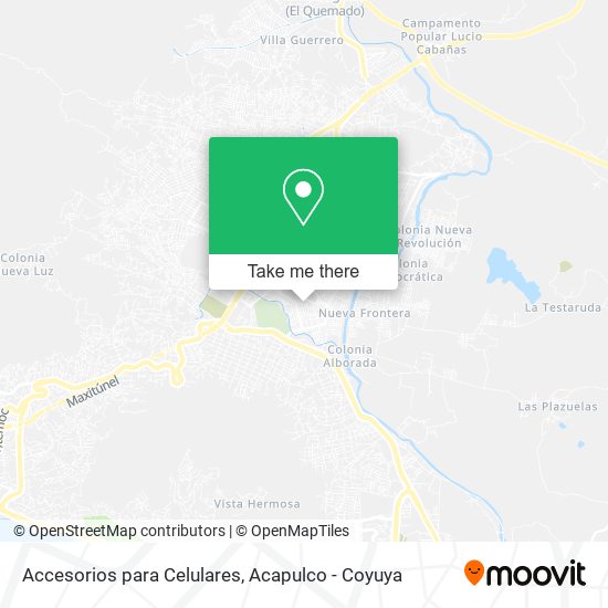 Mapa de Accesorios para Celulares