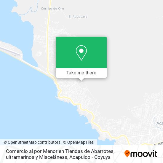 Comercio al por Menor en Tiendas de Abarrotes, ultramarinos y Misceláneas map