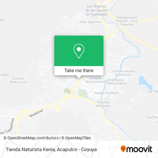 Tienda Naturista Kenia map