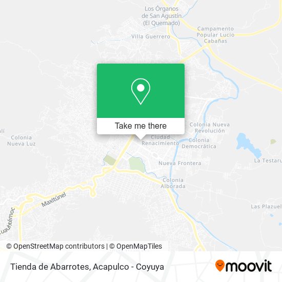 Mapa de Tienda de Abarrotes