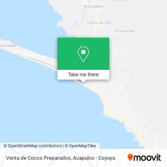 Venta de Cocos Preparados map