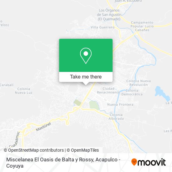 Miscelanea El Oasis de Balta y Rossy map