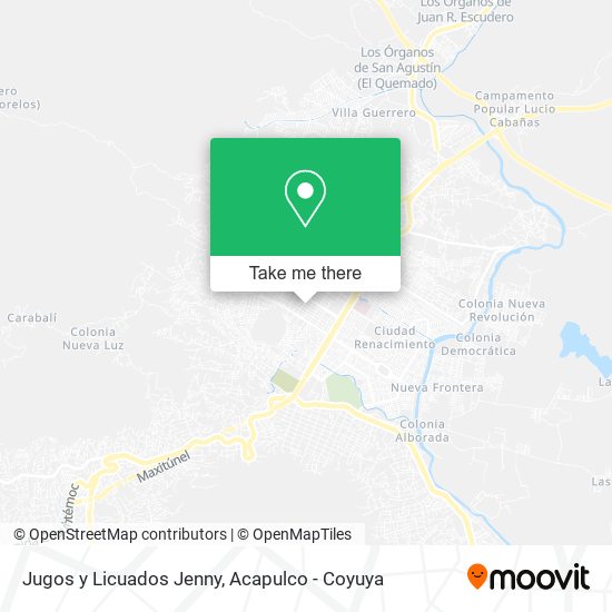 Jugos y Licuados Jenny map