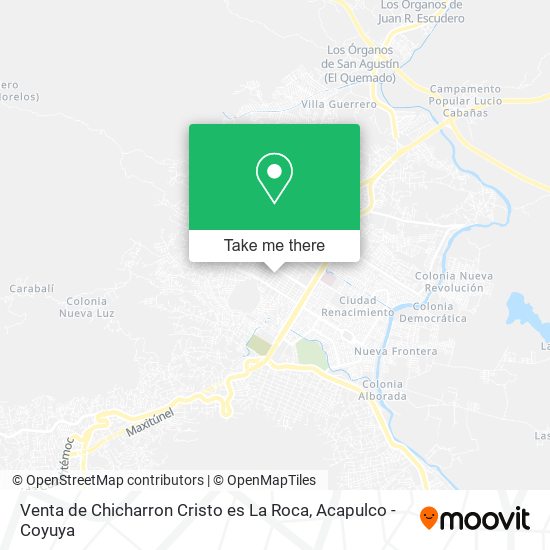 Venta de Chicharron Cristo es La Roca map