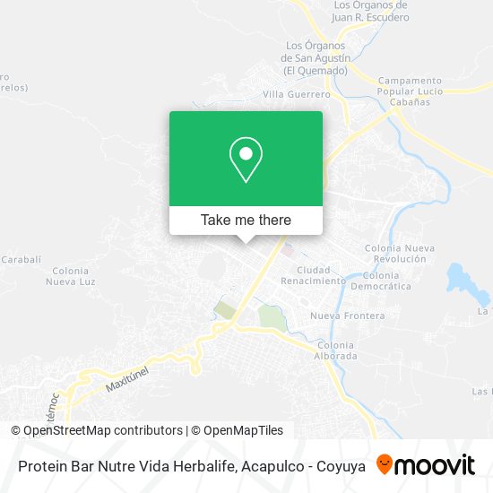 Protein Bar Nutre Vida Herbalife map