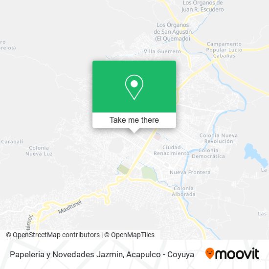 Papeleria y Novedades Jazmin map