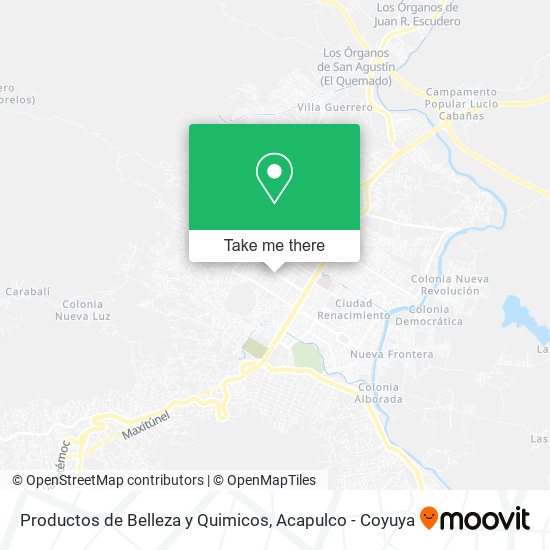 Productos de Belleza y Quimicos map