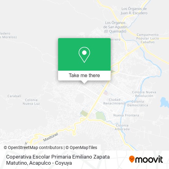 Coperativa Escolar Primaria Emiliano Zapata Matutino map