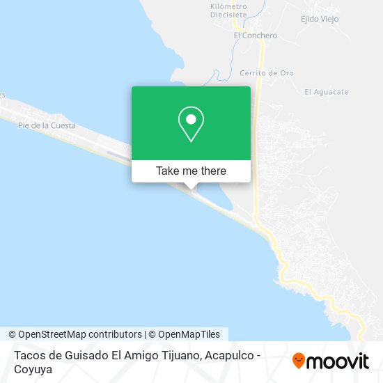 Tacos de Guisado El Amigo Tijuano map
