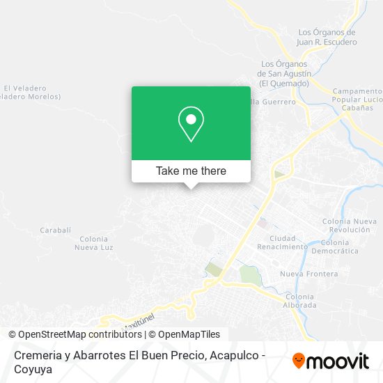 Cremeria y Abarrotes El Buen Precio map