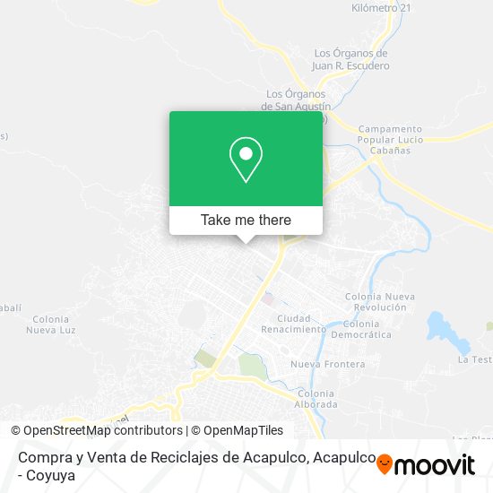 Compra y Venta de Reciclajes de Acapulco map