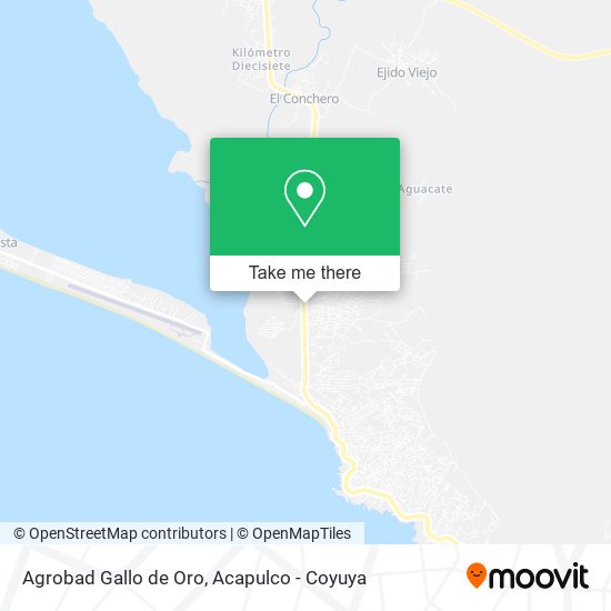 Agrobad Gallo de Oro map