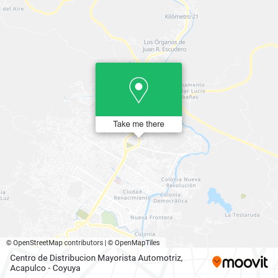 Centro de Distribucion Mayorista Automotriz map