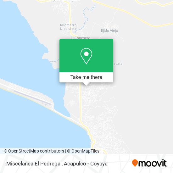 Miscelanea El Pedregal map