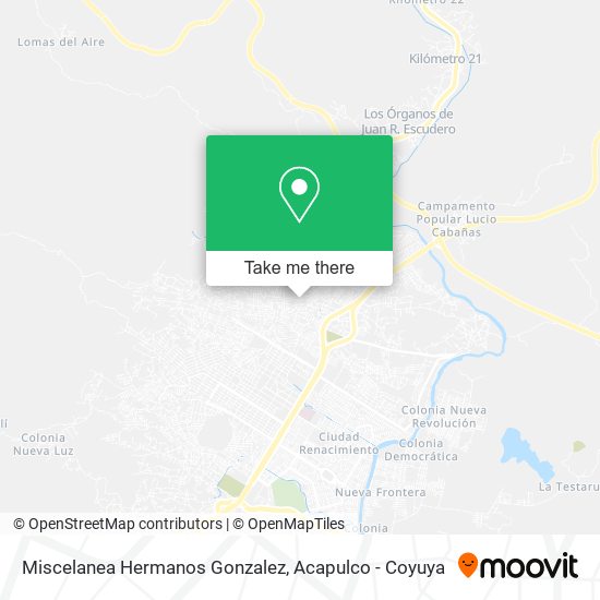 Miscelanea Hermanos Gonzalez map