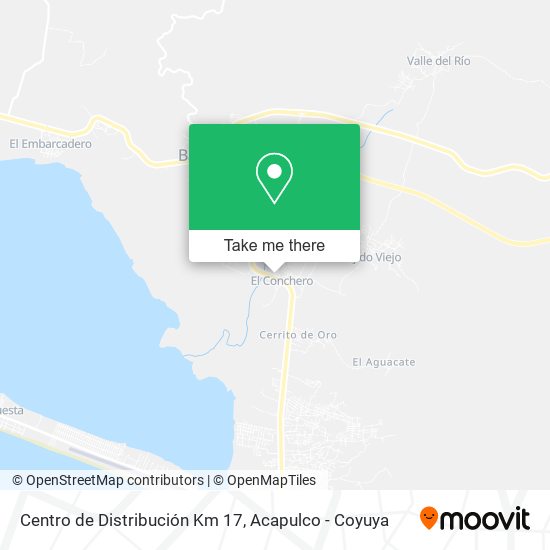 Centro de Distribución Km 17 map