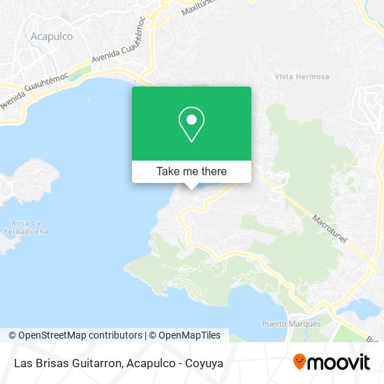 Las Brisas Guitarron map