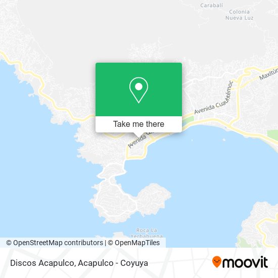 Discos Acapulco map