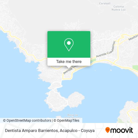 Mapa de Dentista Amparo Barrientos