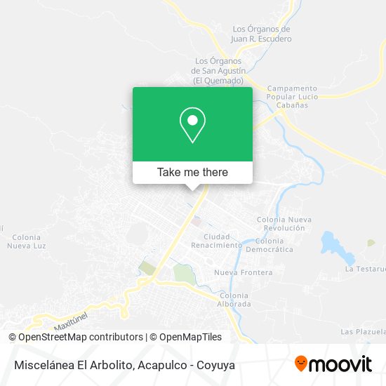 Miscelánea El Arbolito map