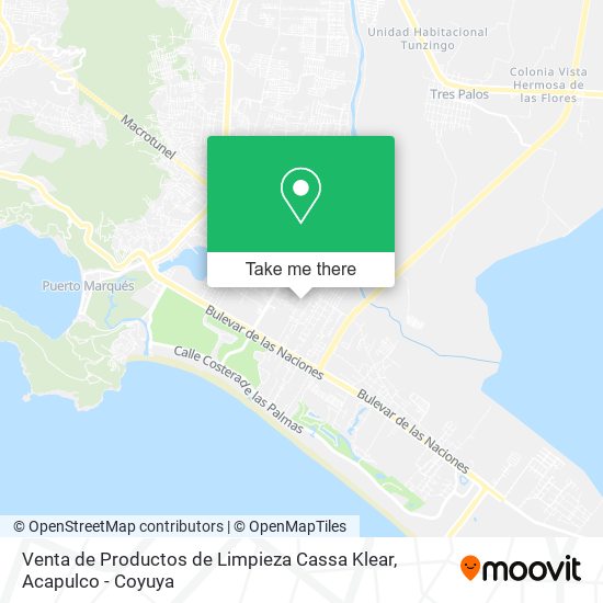 Venta de Productos de Limpieza Cassa Klear map