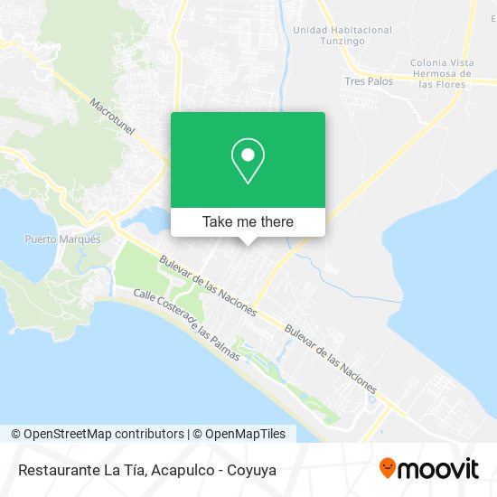 Restaurante La Tía map