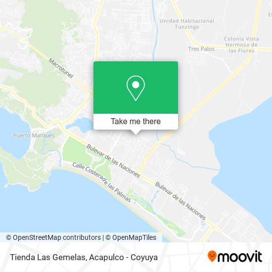 Tienda Las Gemelas map