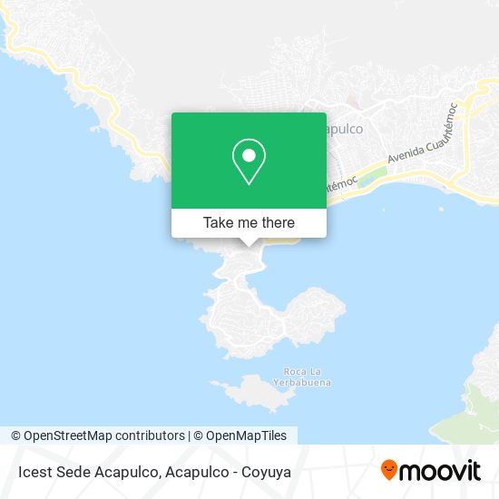 Icest Sede Acapulco map