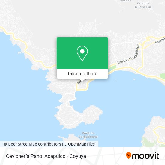 Cevichería Pano map