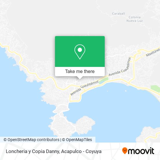 Loncheria y Copia Danny map