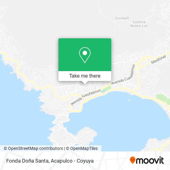 Fonda Doña Santa map