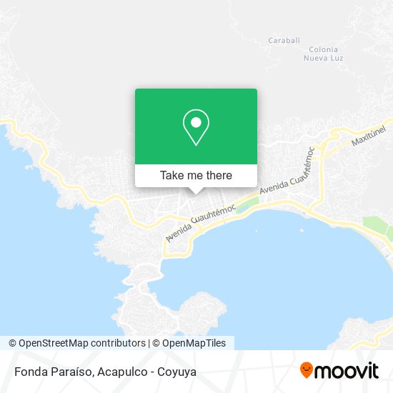 Fonda Paraíso map