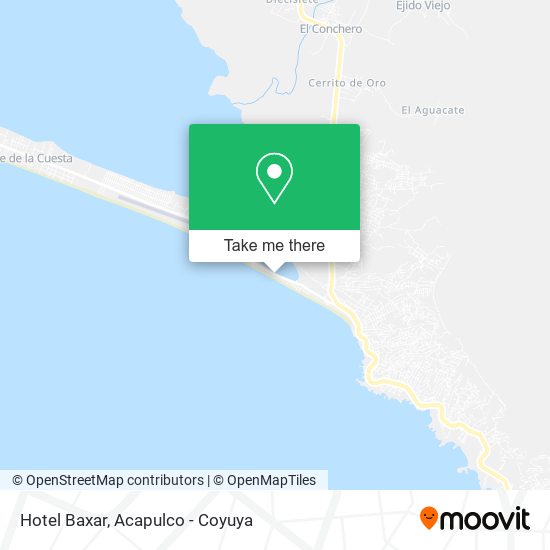 Hotel Baxar map