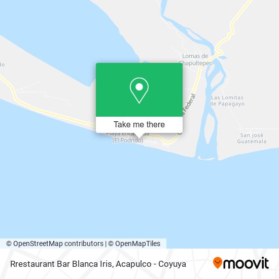 Mapa de Rrestaurant Bar Blanca Iris