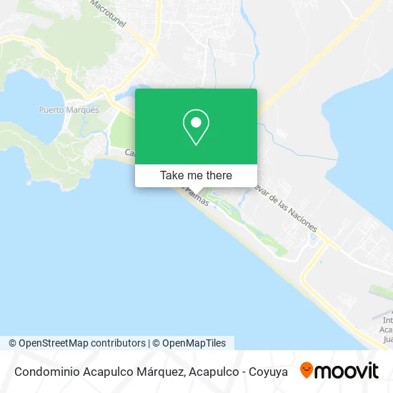 Condominio Acapulco Márquez map