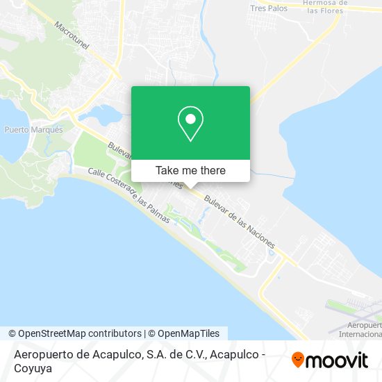 Aeropuerto de Acapulco, S.A. de C.V. map