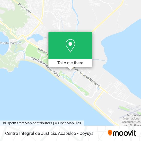 Centro Integral de Justicia map
