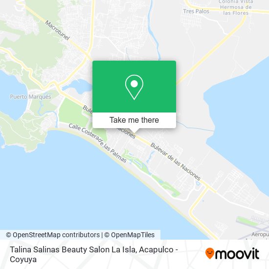 Talina Salinas Beauty Salon La Isla map