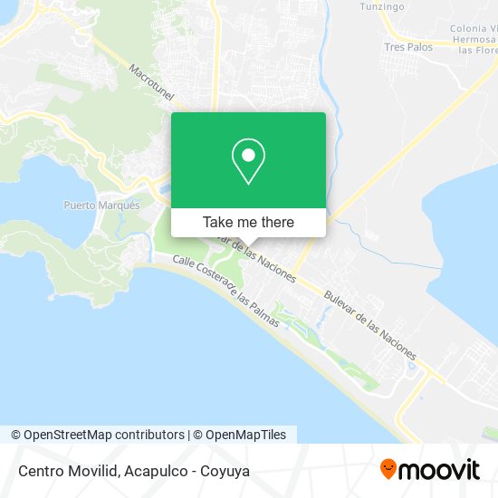 Centro Movilid map