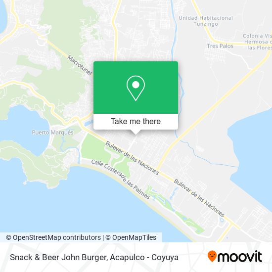 Snack & Beer John Burger map