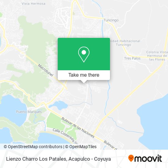 Lienzo Charro Los Patales map