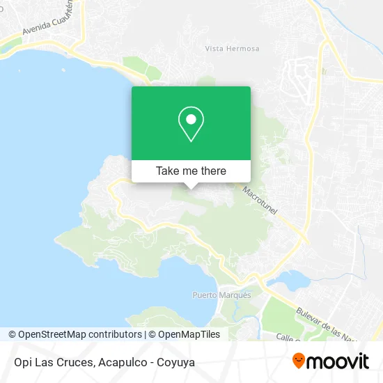 Opi Las Cruces map