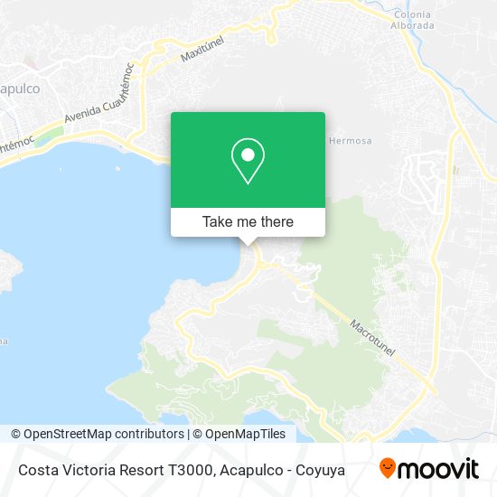 Costa Victoria Resort T3000 map