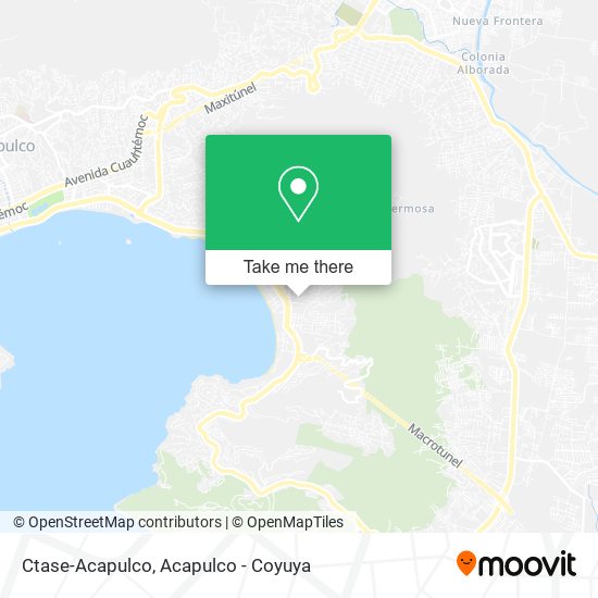 Mapa de Ctase-Acapulco