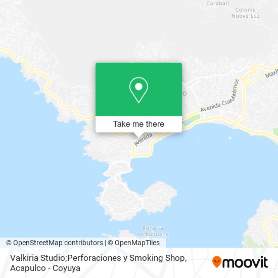 Valkiria Studio;Perforaciones y Smoking Shop map