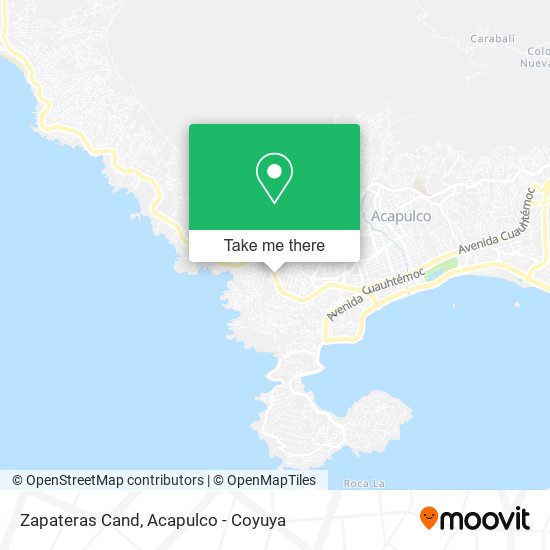 Zapateras Cand map