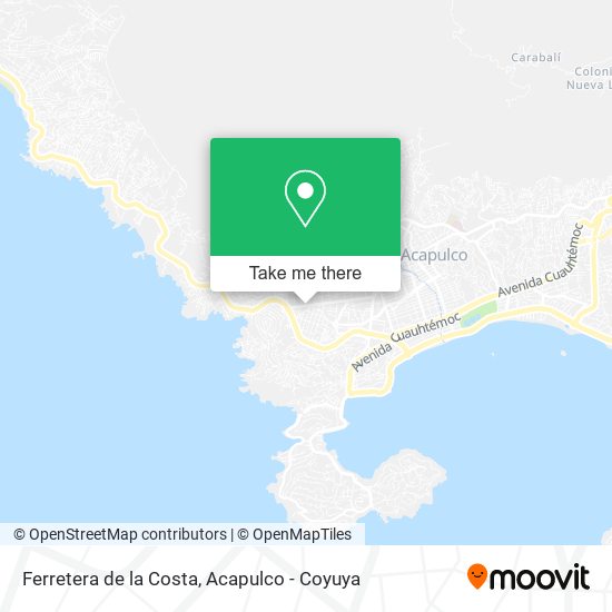 Mapa de Ferretera de la Costa